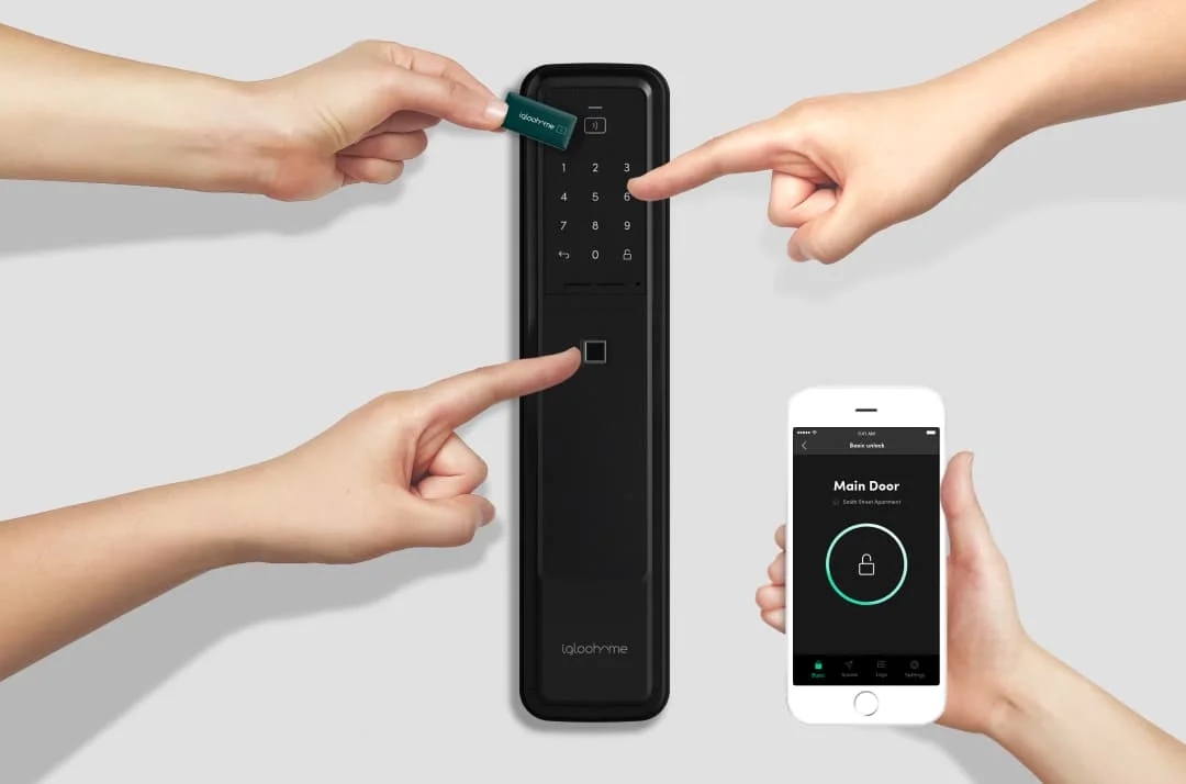 igloohome Push-Pull Mortise digital lock access