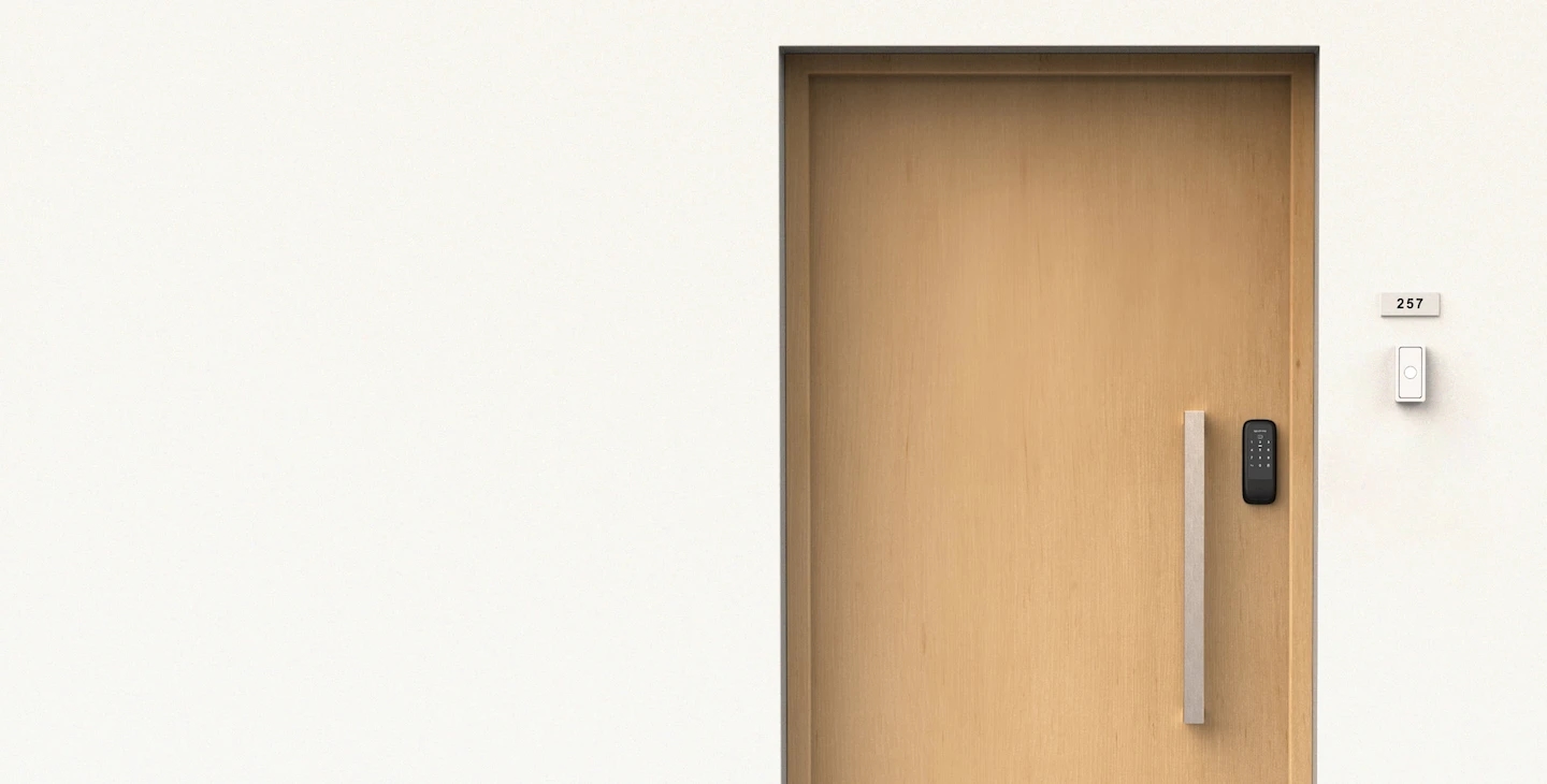 Door installed Rim Lock digital lock