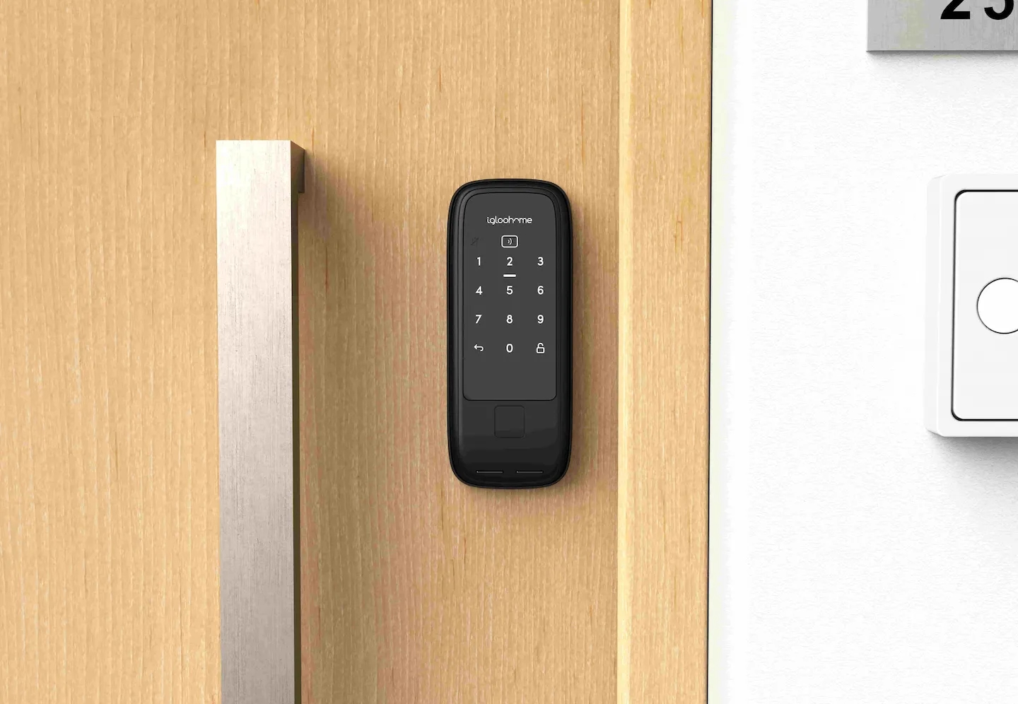 Rim Lock digital lock front