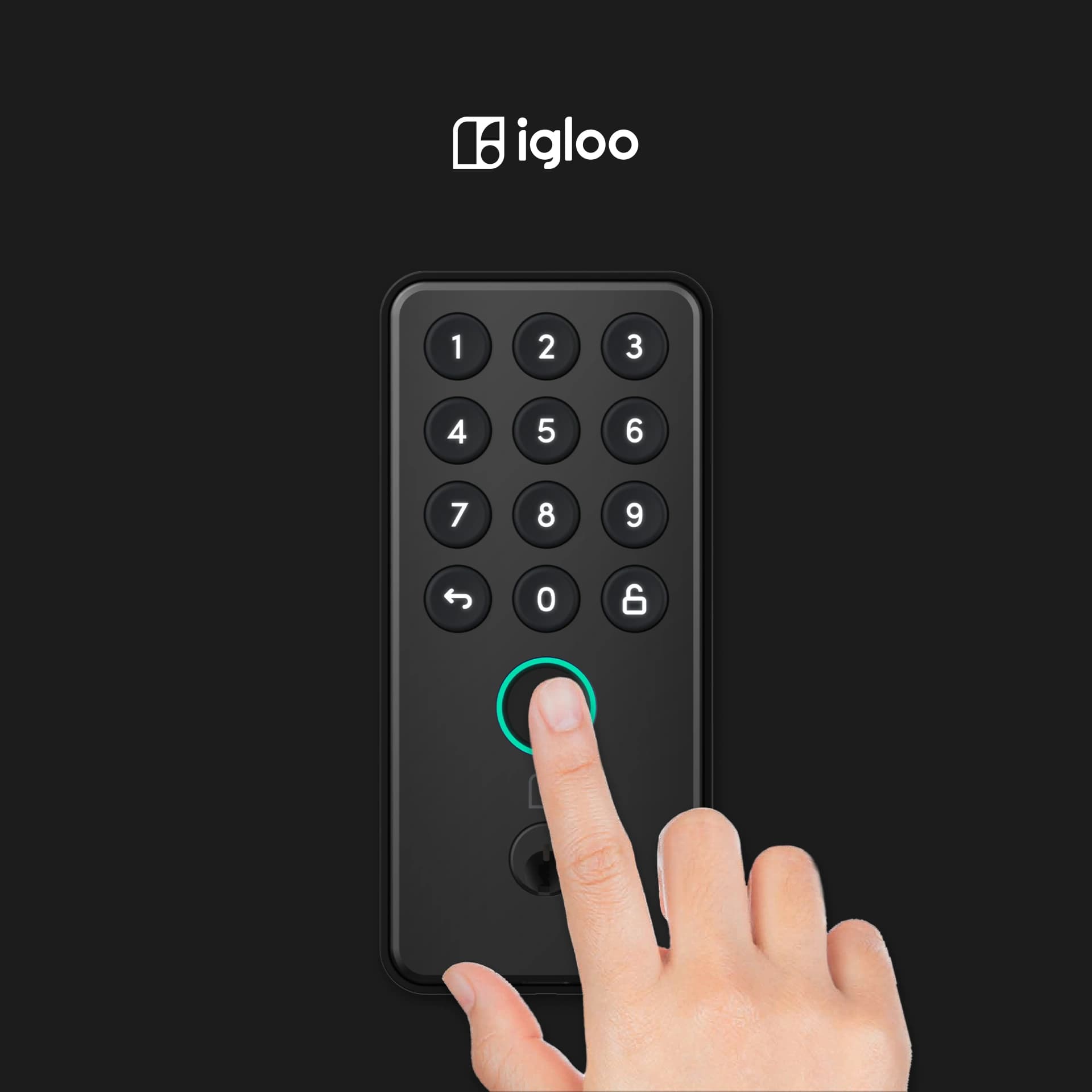 Smart digital lock deadbolt go