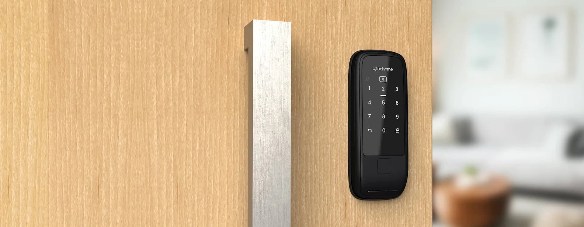 Rim Lock digital lock on door