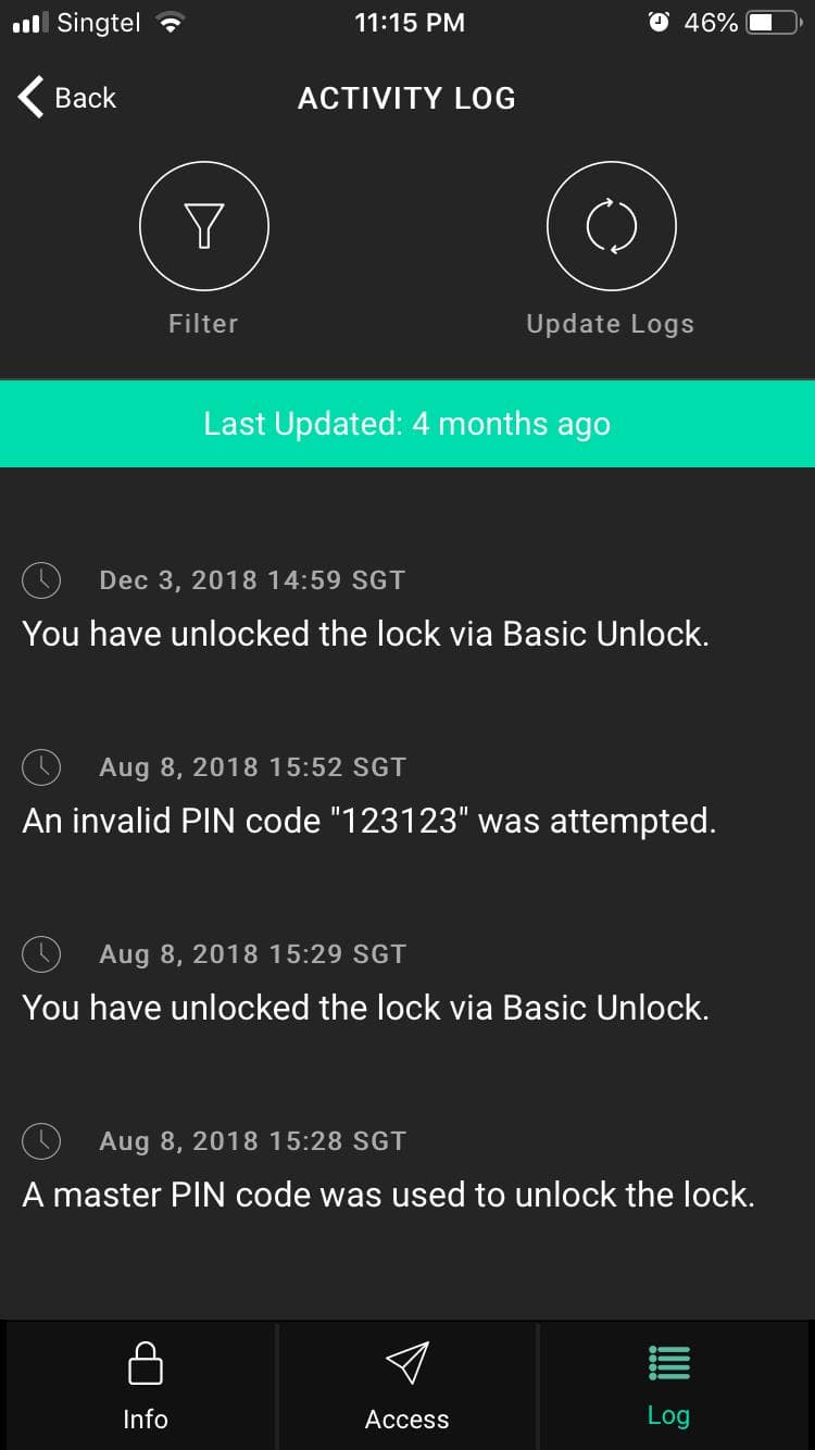 smart digital lock