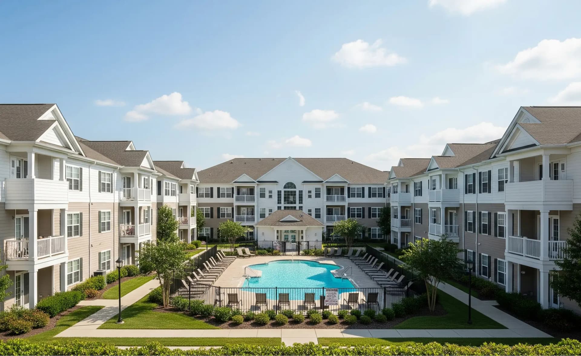 A gated multifamily residential community secured with igloo access control