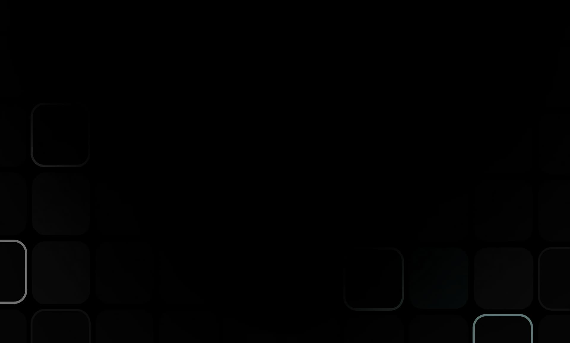 Faint clusters of rounded igloo boxes in the bottom left and right corners