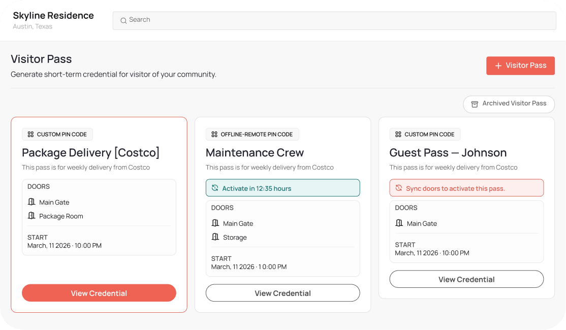 Instant access for anyone, anytime.