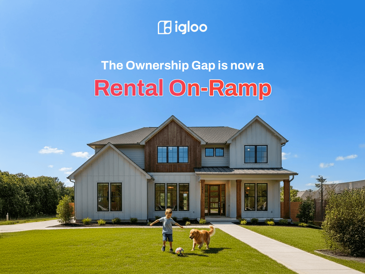 The Ownership Gap is now a Rental On-Ramp