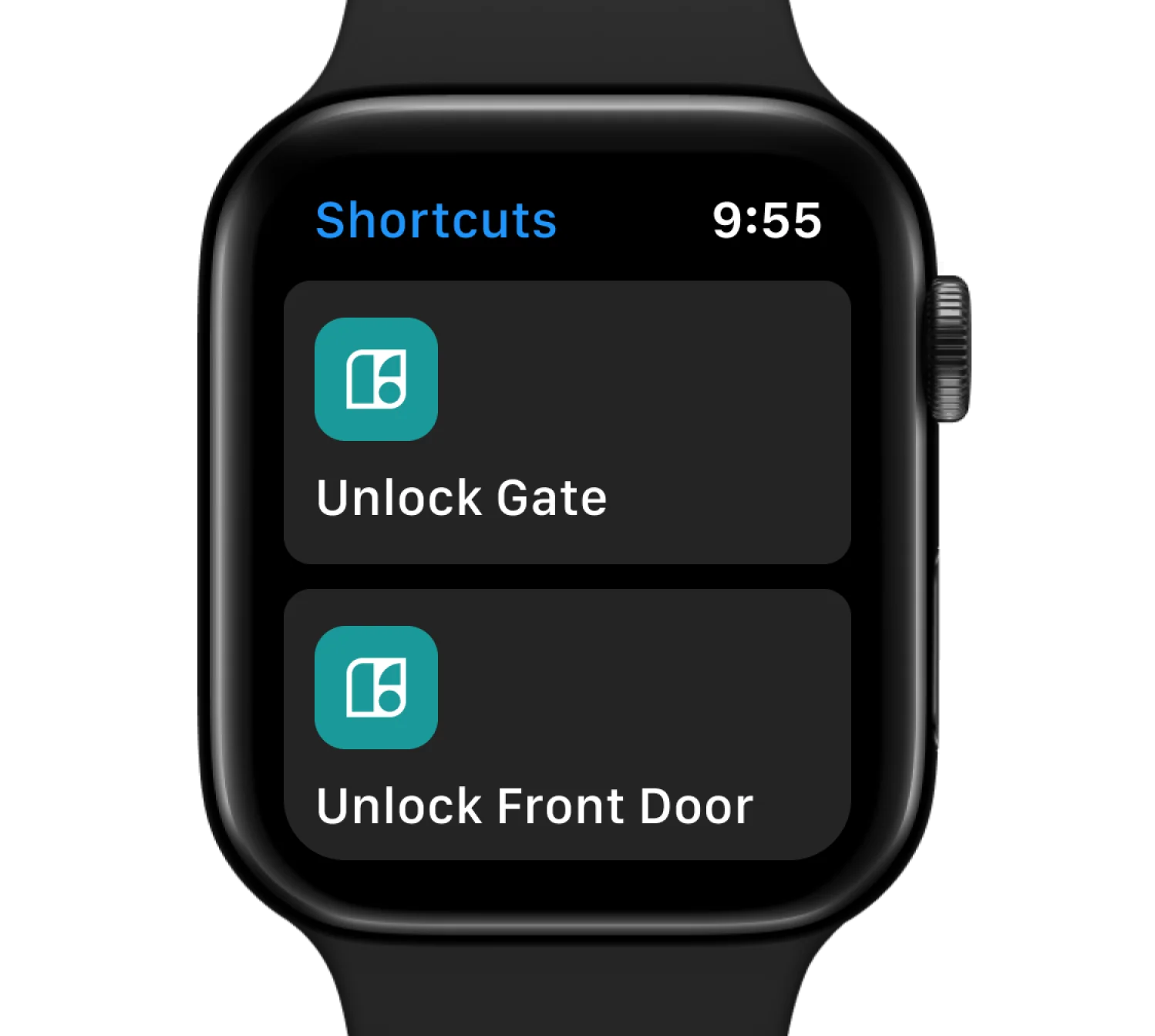 igloohome smart digital lock with Apple Watch