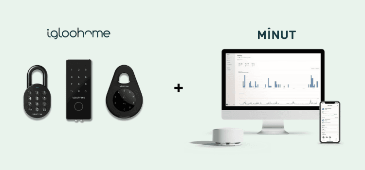igloohome integrates with Minut to offer a comprehensive smart home solution for short-term vacation rental homes