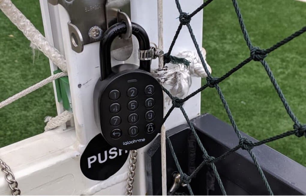 ark-futsal-gate-with-igloohome-padlock ark-futsal-gate-with-igloohome-padlock
