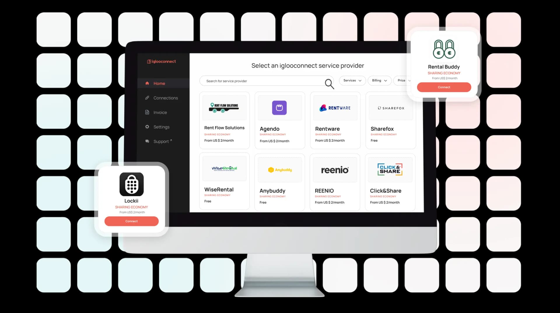Trailer hire booking platforms integrated with igloo smart locks for automated access