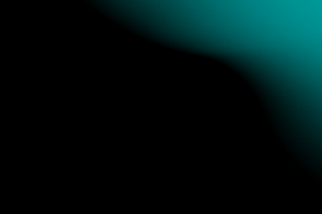 Soft turquoise gradient glow in the top-right corner