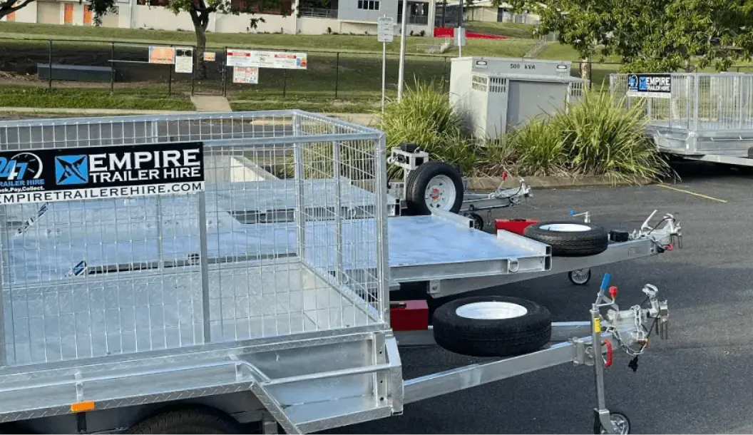 An Empire Trailer Hire trailer fitted with an igloo smart lock for keyless pickup