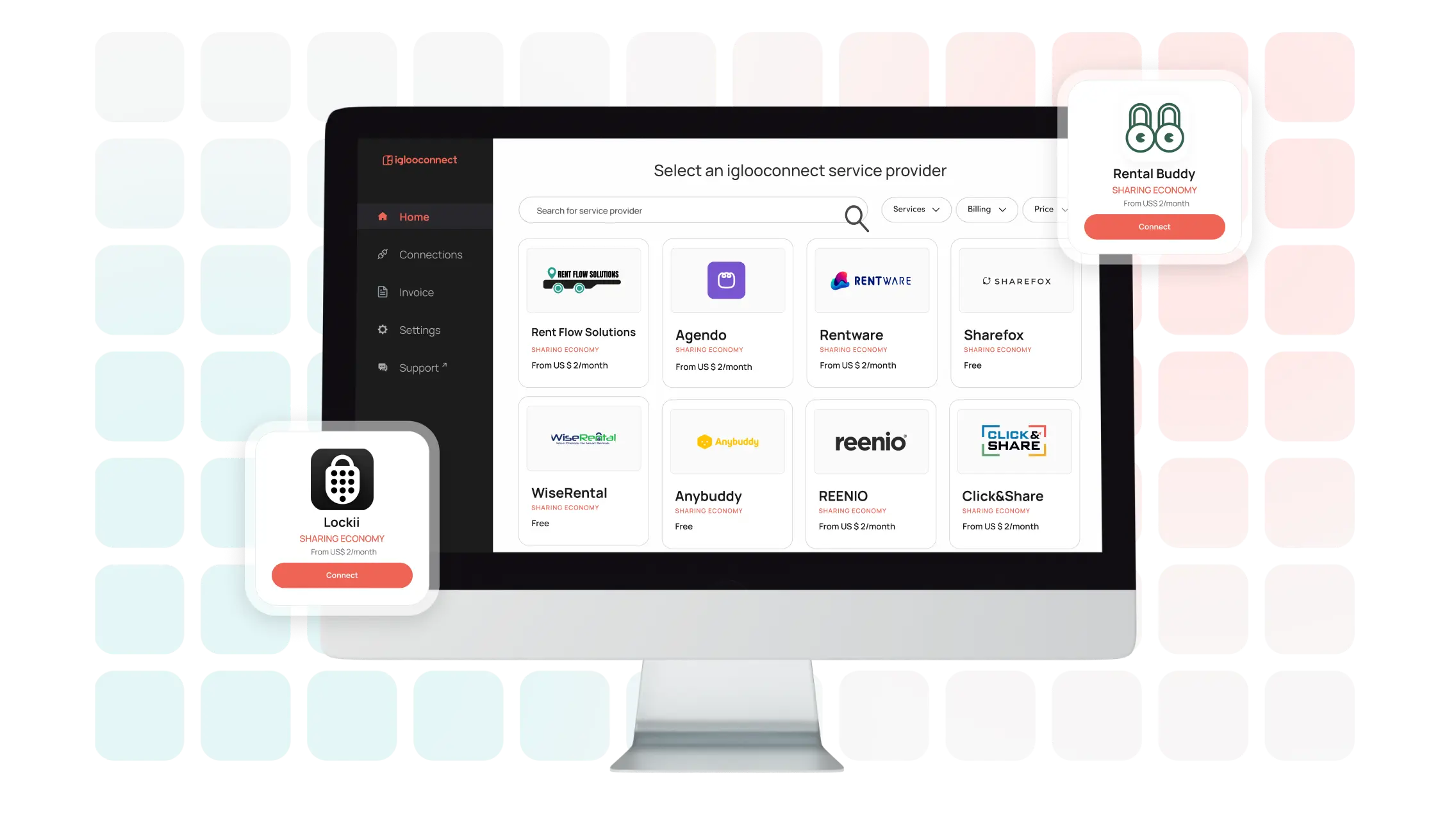 Trailer hire booking platforms integrated with igloo smart locks for automated access